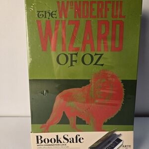 Arte Green and Red BookSafe with Combination Lock